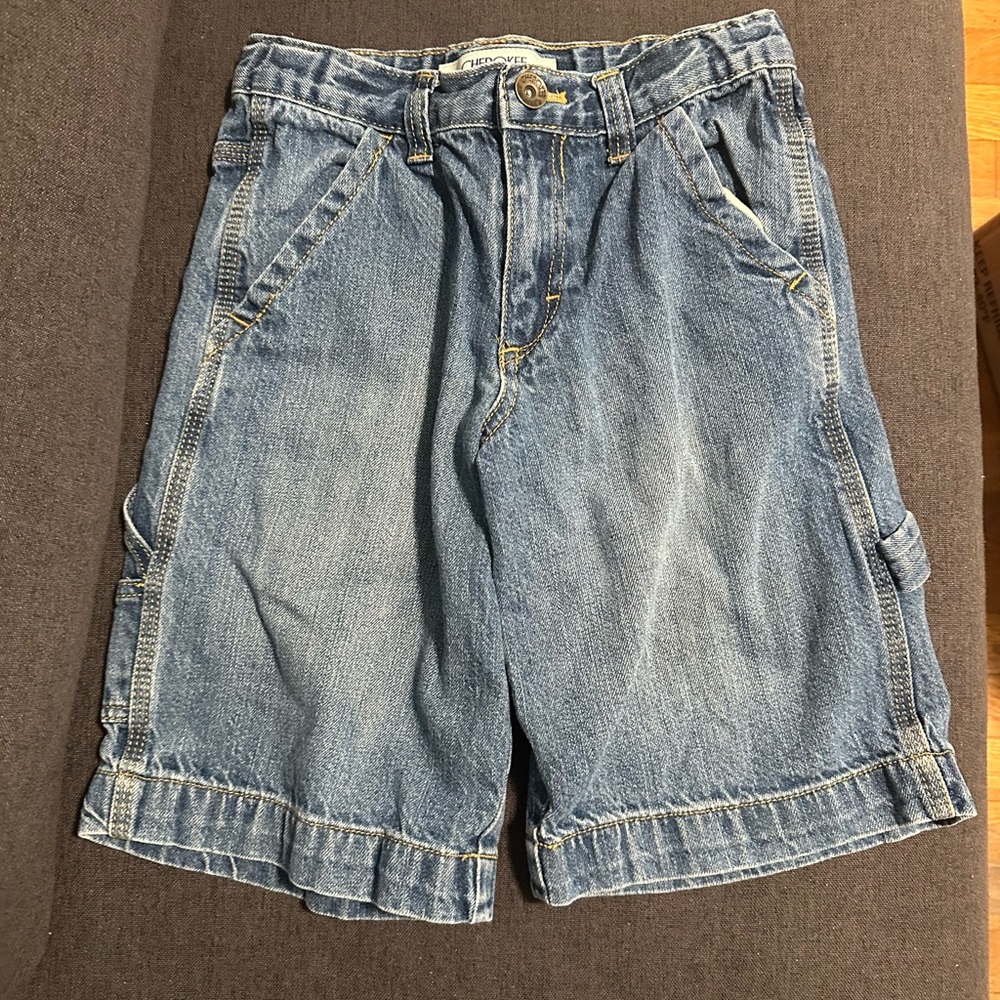 Boy’s Blue Denim Cargo Shorts